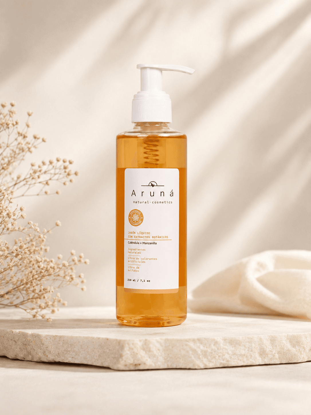 Jabón limpiador facial caléndula y manzanilla